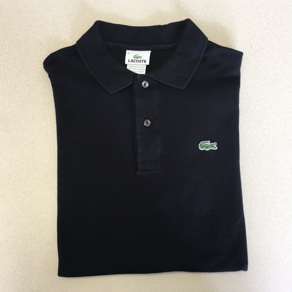 Lacoste Chemise Lacoste Mens 5 Polo Shirt Black
